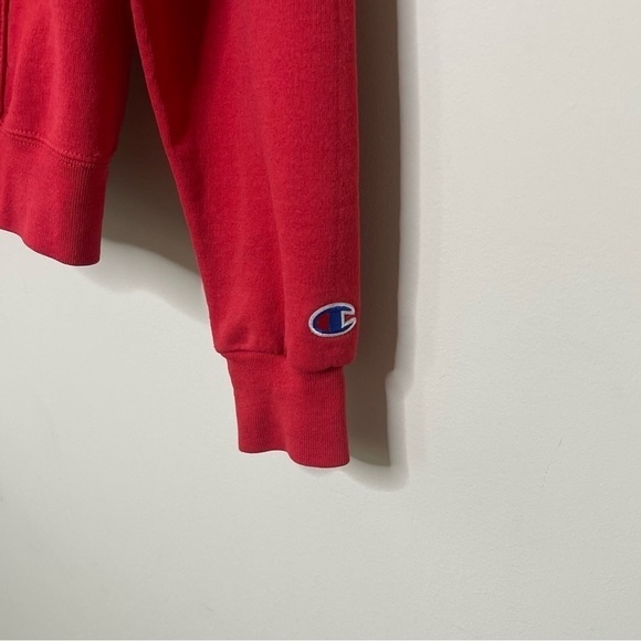 Vintage Champion University Wisconsin Hoodie Sweatshirt - Picture 3 of 5
